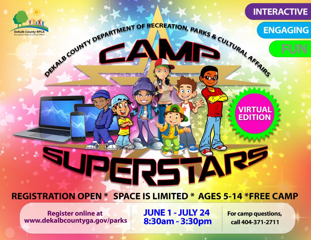 Camp Superstars Virtual Edition DeKalb County GA